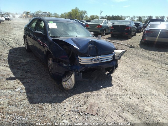 3FAHP06Z07R206391 - 2007 FORD FUSION S BLUE photo 1