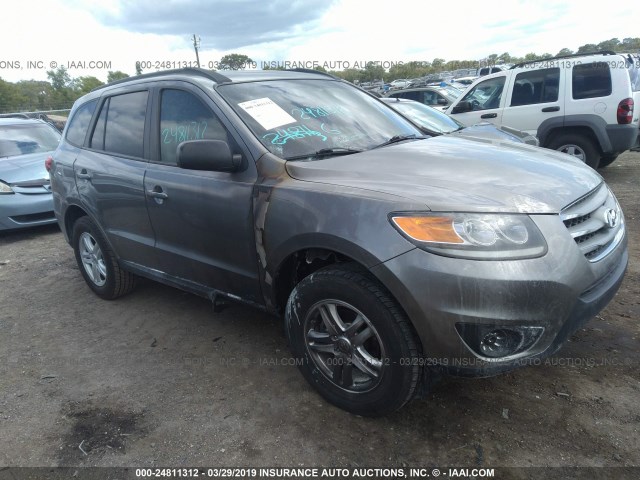 5XYZG3AB1CG092027 - 2012 HYUNDAI SANTA FE GLS GRAY photo 1