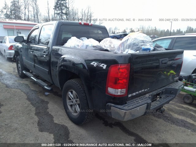 2GTFK13Y871583959 - 2007 GMC NEW SIERRA K1500 BLACK photo 3