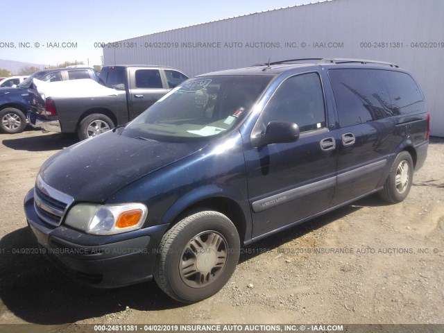 1GNDX13E73D276819 - 2003 CHEVROLET VENTURE LUXURY BLUE photo 2