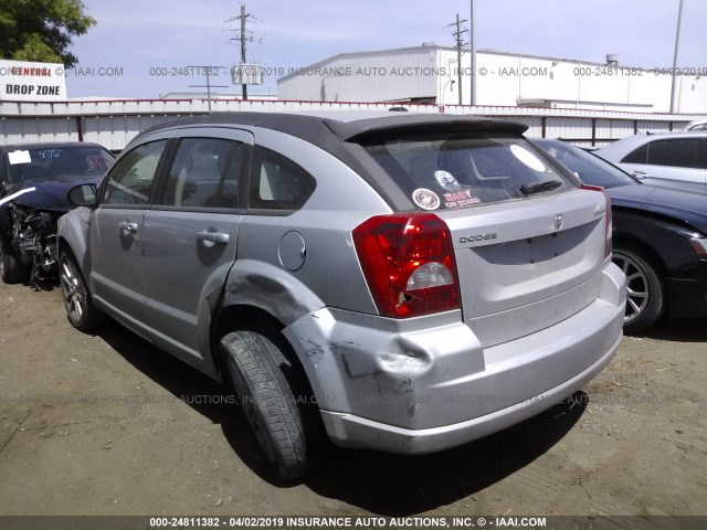 1B3CB5HA9BD152938 - 2011 DODGE CALIBER HEAT SILVER photo 3