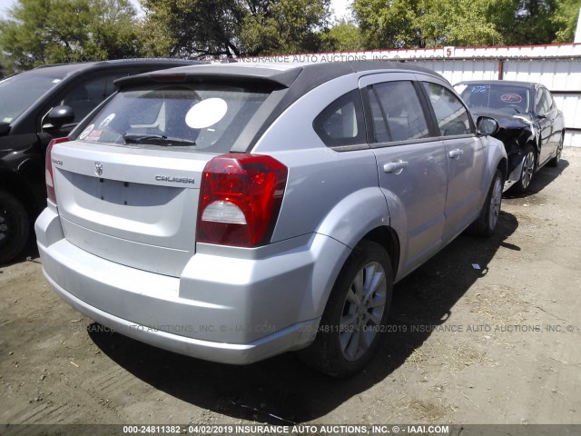 1B3CB5HA9BD152938 - 2011 DODGE CALIBER HEAT SILVER photo 4