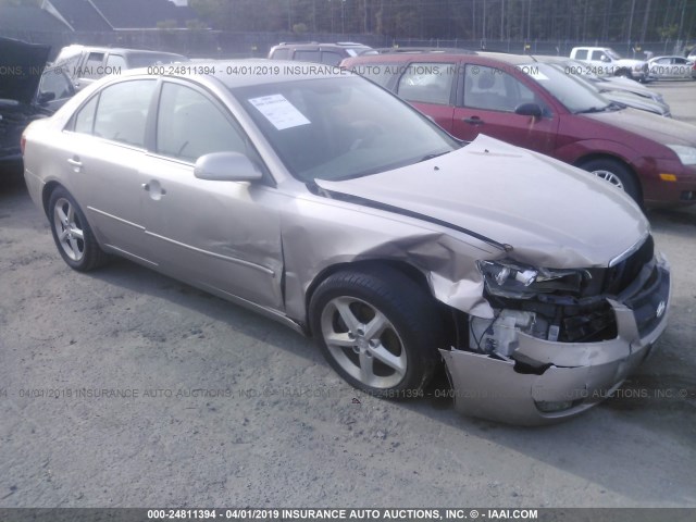 5NPEU46FX7H166553 - 2007 HYUNDAI SONATA SE/LIMITED TAN photo 1