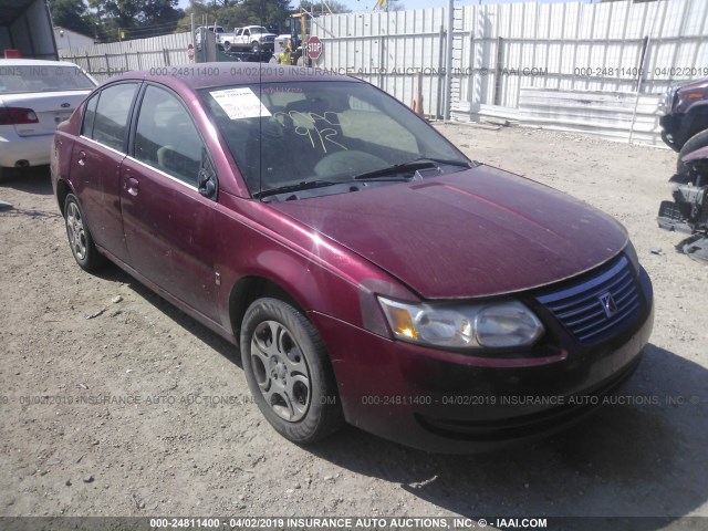 1G8AJ52F25Z115311 - 2005 SATURN ION LEVEL 2 勃艮第红 照片 1
