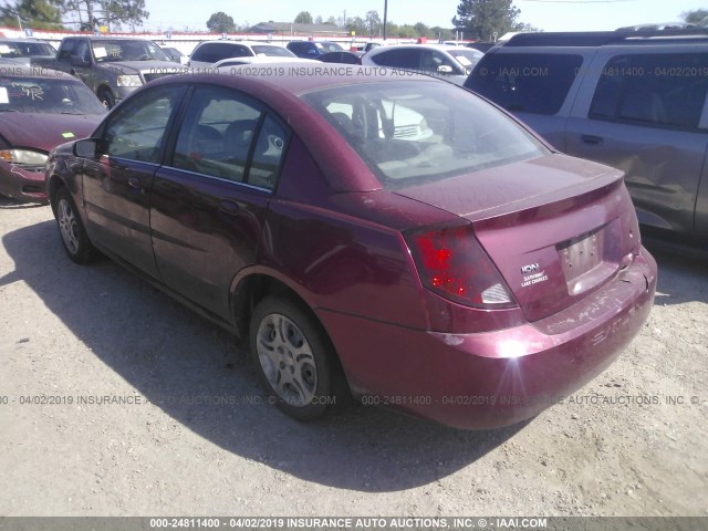 1G8AJ52F25Z115311 - 2005 SATURN ION LEVEL 2 勃艮第红 照片 3