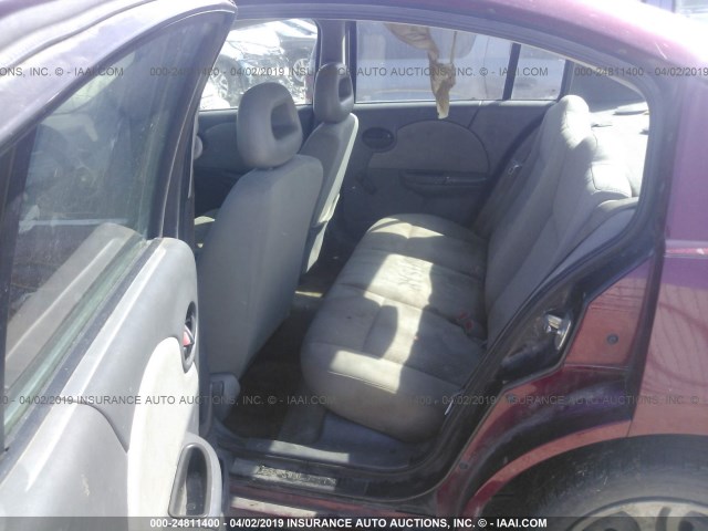 1G8AJ52F25Z115311 - 2005 SATURN ION LEVEL 2 勃艮第红 照片 8