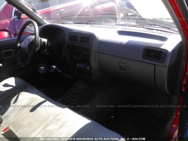 1N6SD11S6SC451810 - 1995 NISSAN TRUCK E/XE RED photo 8