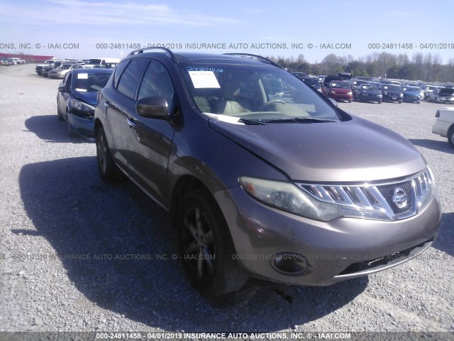 JN8AZ1MU5AW019675 - 2010 NISSAN MURANO S/SL/LE 棕色 照片 1