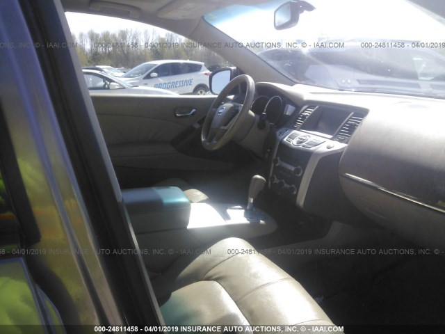 JN8AZ1MU5AW019675 - 2010 NISSAN MURANO S/SL/LE 棕色 照片 5