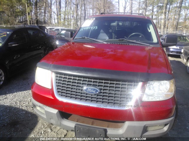 1FMRU15W93LB25317 - 2003 FORD EXPEDITION XLT RED photo 6