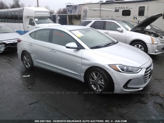 5NPD84LF7JH370626 - 2018 HYUNDAI ELANTRA SEL/VALUE/LIMITED SILVER photo 1