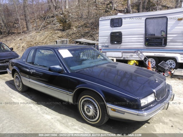 1G4EZ13C3LU417676 - 1990 BUICK RIVIERA BLUE photo 1