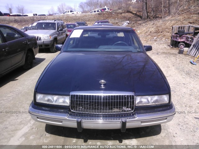 1G4EZ13C3LU417676 - 1990 BUICK RIVIERA BLUE photo 6