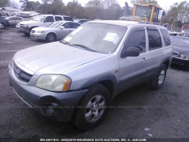 4F2YU09171KM23277 - 2001 MAZDA TRIBUTE LX/ES SILVER photo 2