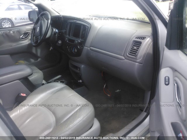 4F2YU09171KM23277 - 2001 MAZDA TRIBUTE LX/ES SILVER photo 5