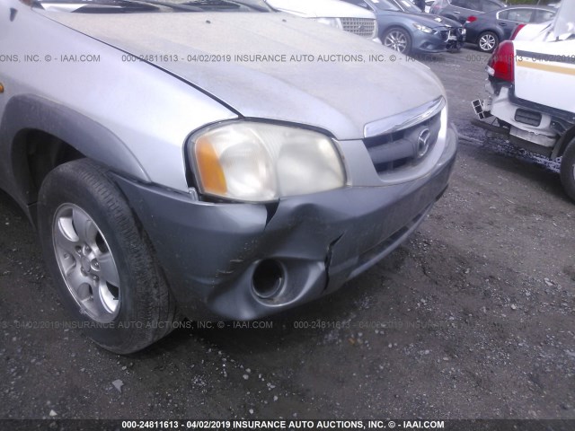 4F2YU09171KM23277 - 2001 MAZDA TRIBUTE LX/ES SILVER photo 6