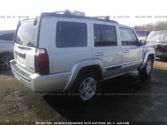 1J8HH48P07C699992 - 2007 JEEP COMMANDER 银色 照片 4