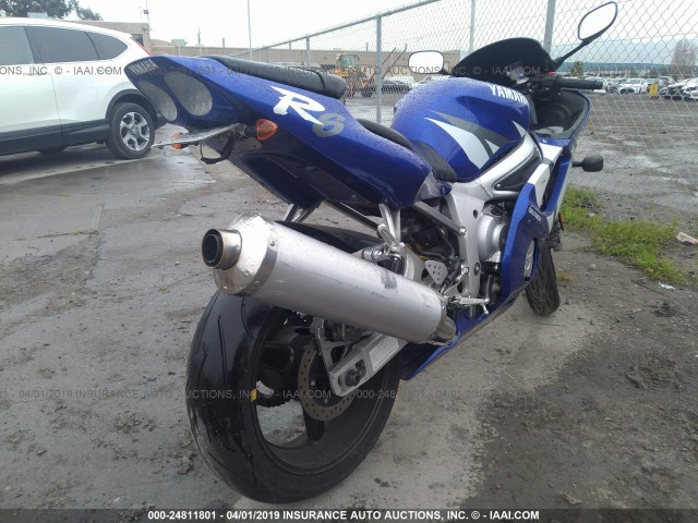 JYARJ04E42A024997 - 2002 YAMAHA YZFR6 L BLUE photo 4