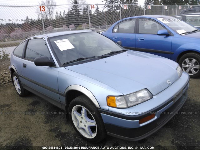 JHMED8365KS025099 - 1989 HONDA CIVIC CRX 1.5 HF BLACK photo 1