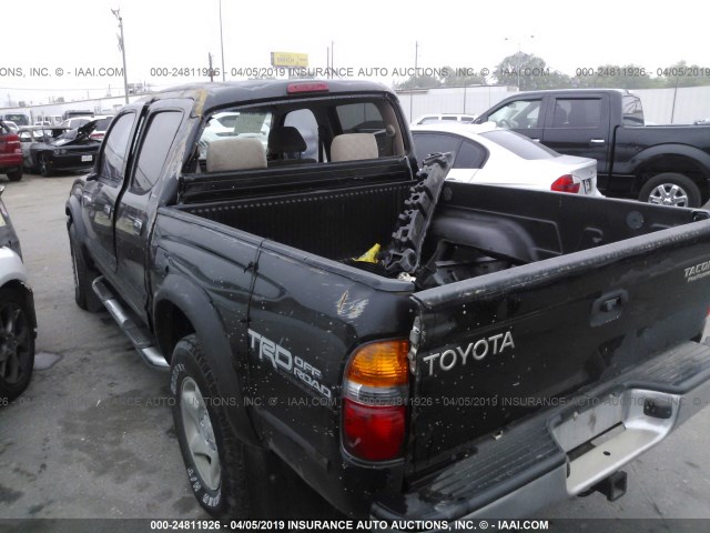 5TEGN92N91Z871154 - 2001 TOYOTA TACOMA DOUBLE CAB PRERUNNER BLACK photo 3