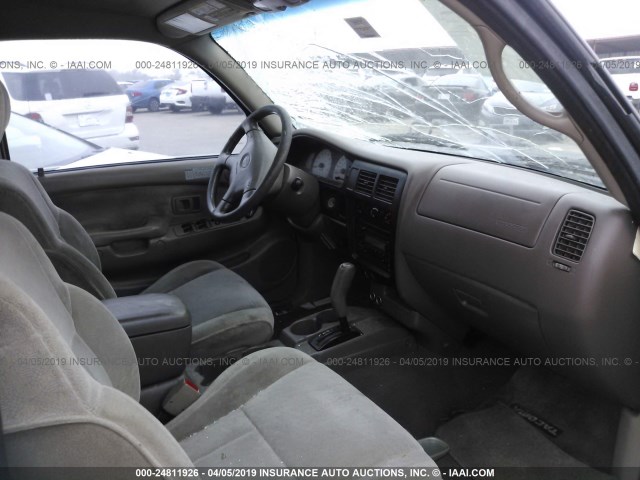 5TEGN92N91Z871154 - 2001 TOYOTA TACOMA DOUBLE CAB PRERUNNER BLACK photo 5