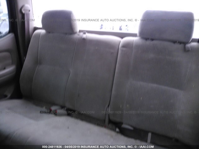 5TEGN92N91Z871154 - 2001 TOYOTA TACOMA DOUBLE CAB PRERUNNER BLACK photo 8