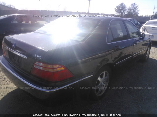 JH4KA96572C013132 - 2002 ACURA 3.5RL BLACK photo 4