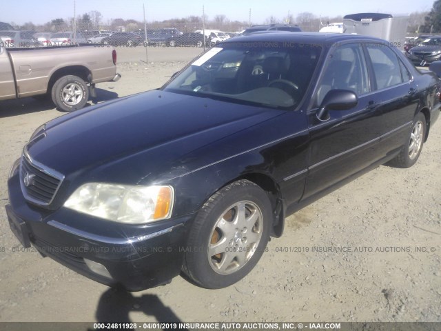 JH4KA96572C013132 - 2002 ACURA 3.5RL BLACK photo 6