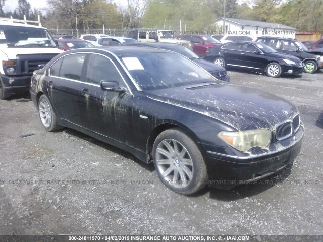 WBAGN63492DR03225 - 2002 BMW 745 LI BLACK photo 1