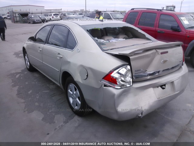 2G1WT58K481377914 - 2008 CHEVROLET IMPALA LT BEIGE photo 3