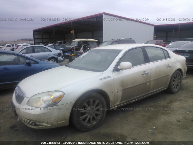 1G4HD57MX9U140328 - 2009 BUICK LUCERNE CXL WHITE photo 2