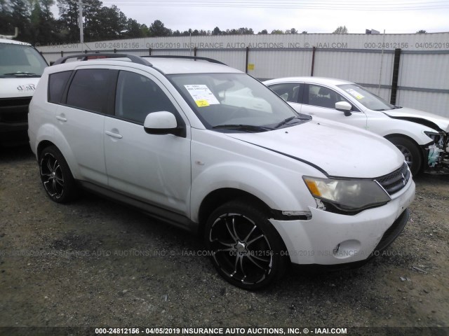 JA4LS21W69Z013599 - 2009 MITSUBISHI OUTLANDER ES WHITE photo 1