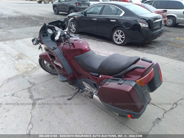 JH2SC26071M100052 - 2001 HONDA ST1100 MAROON photo 3