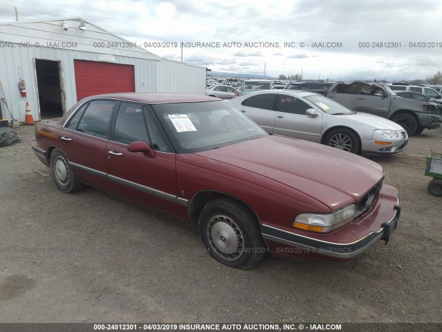 1G4HP53L3PH501019 - 1993 BUICK LESABRE CUSTOM/90TH ANNIVERSARY RED photo 1