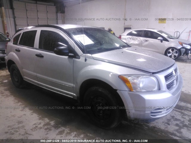 1B3HB28B07D183404 - 2007 DODGE CALIBER SILVER photo 1