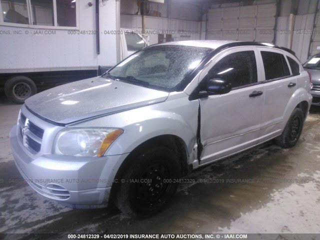 1B3HB28B07D183404 - 2007 DODGE CALIBER SILVER photo 2