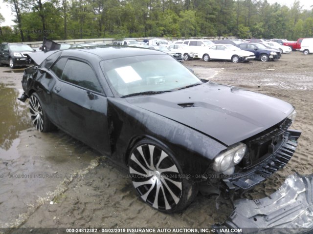 2C3CDYAG8DH648803 - 2013 DODGE CHALLENGER SXT BLACK photo 1