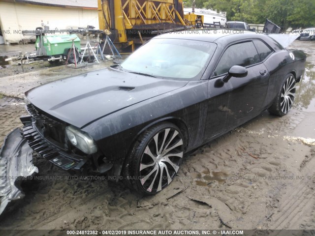 2C3CDYAG8DH648803 - 2013 DODGE CHALLENGER SXT BLACK photo 2