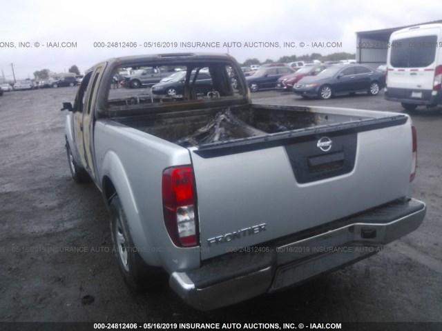 1N6BD0CT6FN737540 - 2015 NISSAN FRONTIER S/SV GRAY photo 3