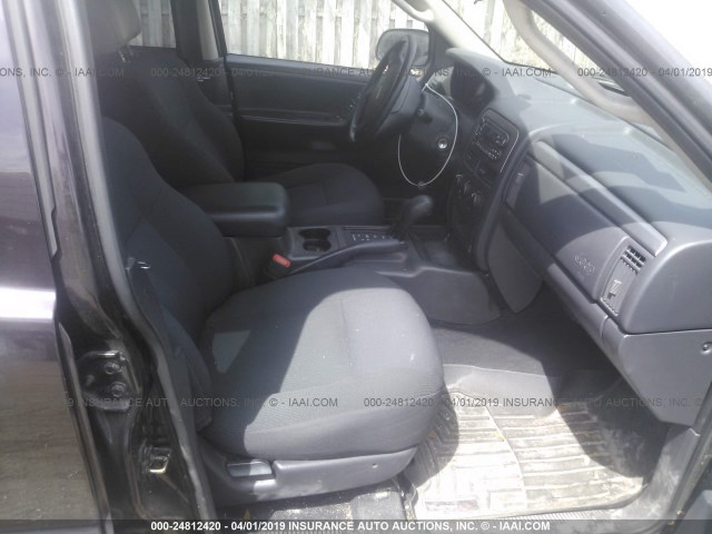 1J4GW48S34C110341 - 2004 JEEP GRAND CHEROKEE LAREDO/COLUMBIA/FREEDOM იასამნისფერი ფოტო 5