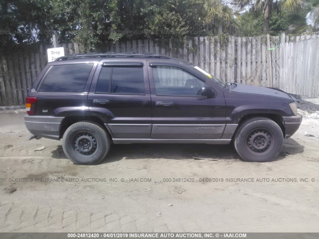 1J4GW48S34C110341 - 2004 JEEP GRAND CHEROKEE LAREDO/COLUMBIA/FREEDOM იასამნისფერი ფოტო 6