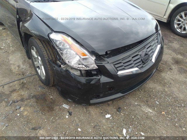 1N4AL24E38C138788 - 2008 NISSAN ALTIMA 2.5S BLACK photo 6