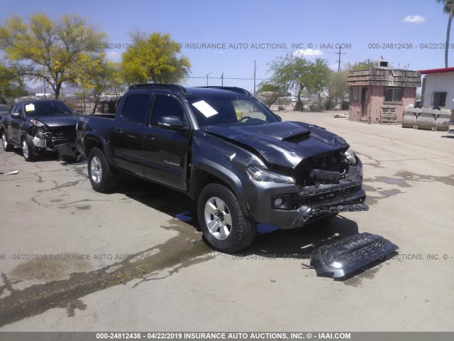 3TMCZ5AN6GM019055 - 2016 TOYOTA TACOMA DBL CAB/SR/SR5/TRD SPT/OR BLACK photo 1