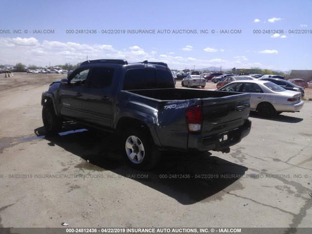 3TMCZ5AN6GM019055 - 2016 TOYOTA TACOMA DBL CAB/SR/SR5/TRD SPT/OR BLACK photo 3