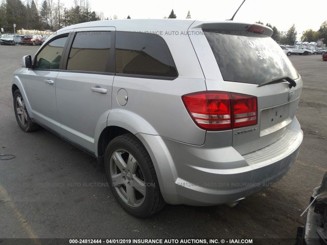 3D4GG57V99T142620 - 2009 DODGE JOURNEY SXT SILVER photo 3