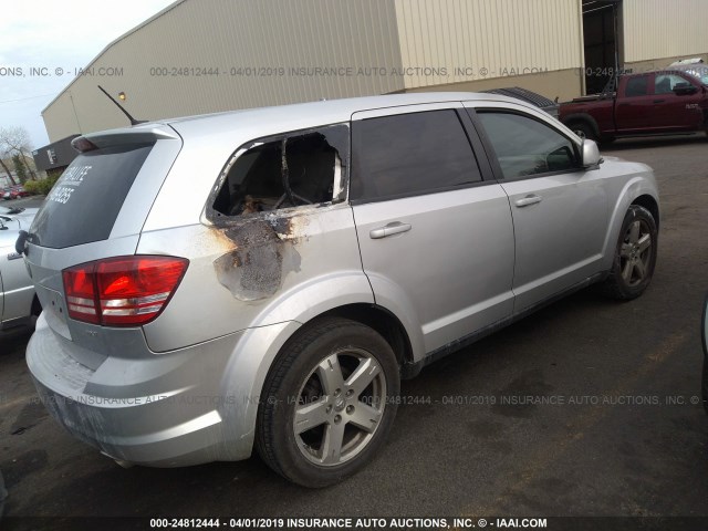 3D4GG57V99T142620 - 2009 DODGE JOURNEY SXT SILVER photo 4