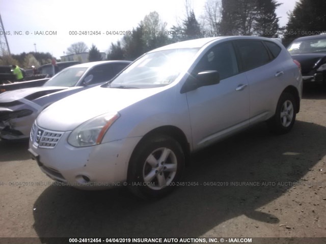 JN8AS5MVXAW610590 - 2010 NISSAN ROGUE S/SL/KROM SILVER photo 2