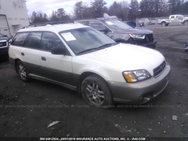 4S3BH675146633793 - 2004 SUBARU LEGACY OUTBACK AWP WHITE photo 1