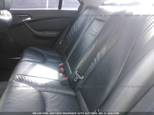 WDBNG75J35A435591 - 2005 MERCEDES-BENZ S 500 BLACK photo 8