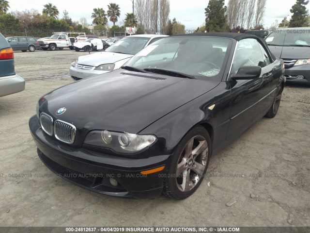 WBABW33454PL27480 - 2004 BMW 325 CI BLACK photo 2